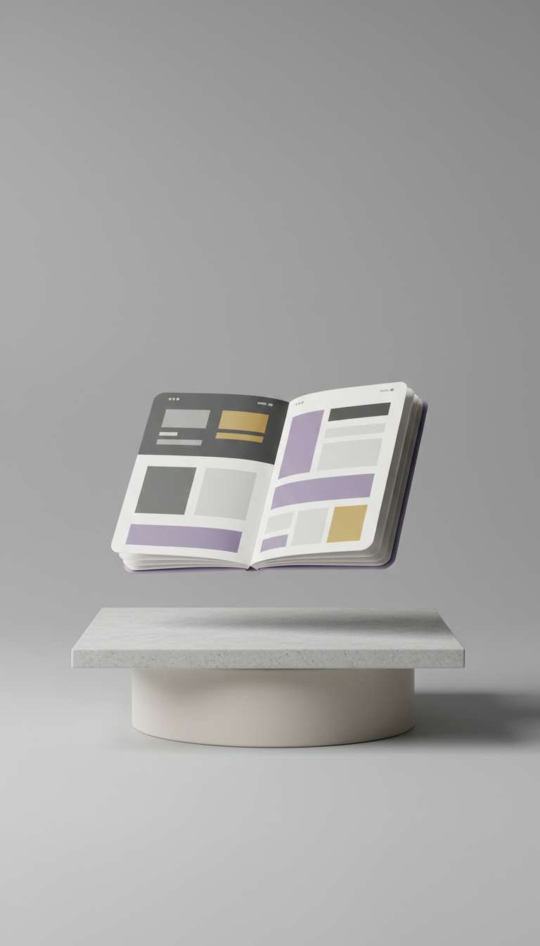 Multi-Page Immersive Website Portfolio Booklet